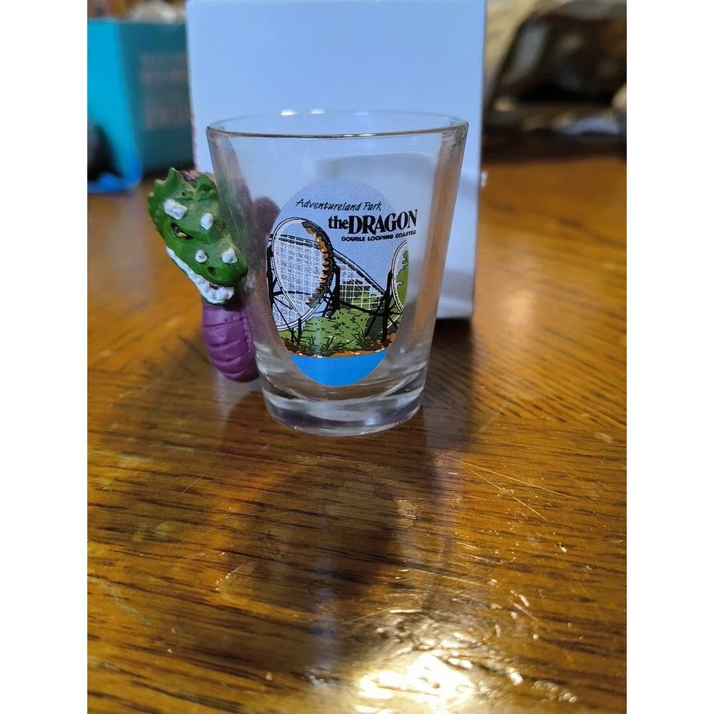 Adventureland Park The Dragon 3D Shot Glass